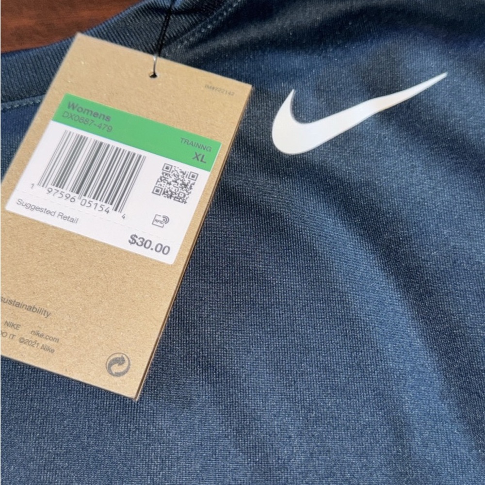 Nike Women's Dark Blue Training Top